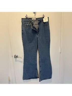 Abercrombie & Fitch Denim Blue Flare Jeans